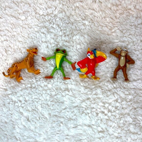 Rainforest Cafe Action Figures Vintage 2000 Lot of 4 - Picture 1 of 8